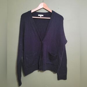 Madewell Black Wool-Blend Cardigan – Women’s Small